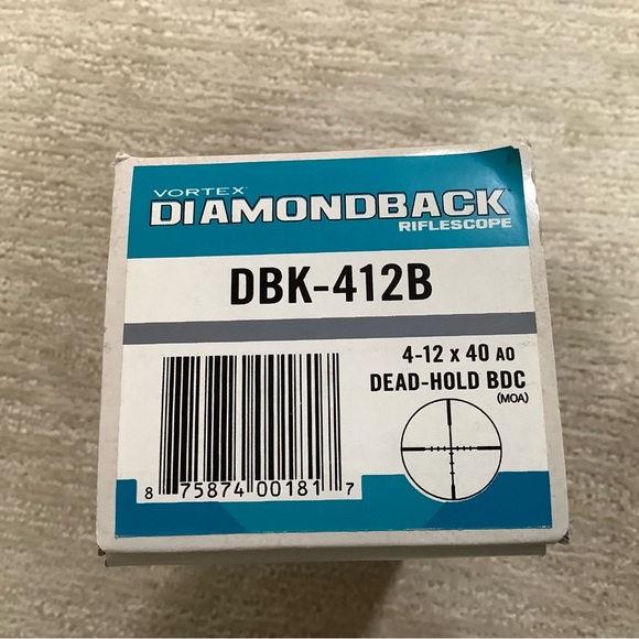 Vortex Optics Diamondback DBK-04-BDC 4-12x40mm Riflescope - Picture 7 of 7